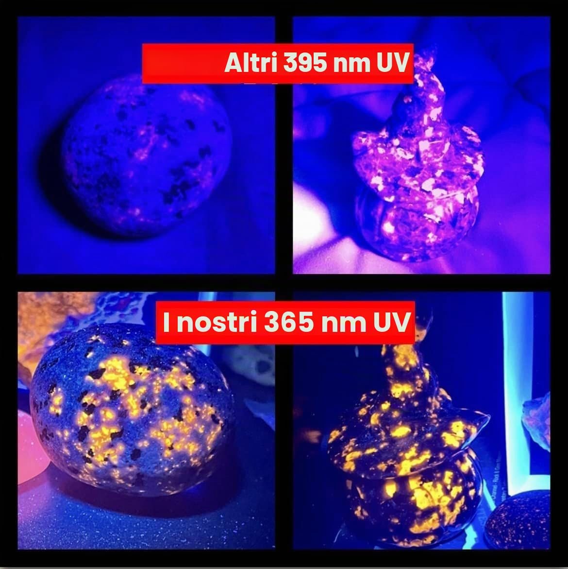 30W Torcia UV 365nm Ricaricabile USB LED Lampada di Wood, Potente Blacklight, IPX6 Impermeabile Luce Ultravioletta, Lampada UV per Resina, Rilevazione di Urina di Cane/Gatto, Scorpione, Rockhounding