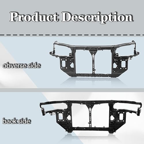 Miniatura 3 de CarPartsDepot Soporte de radiador compatible con Hyundai Elantra HY1225152 641012H000 2007-2010