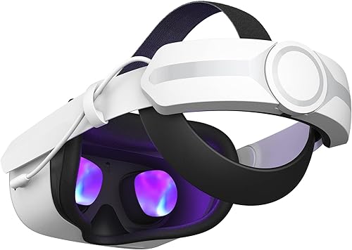 Head Strap with Battery Pack for Oculus Quest 2 APZDY 5000mAh Fast Charging VR PowerLightweight with Adjustable Elite Strap for Enhanced Comfort and