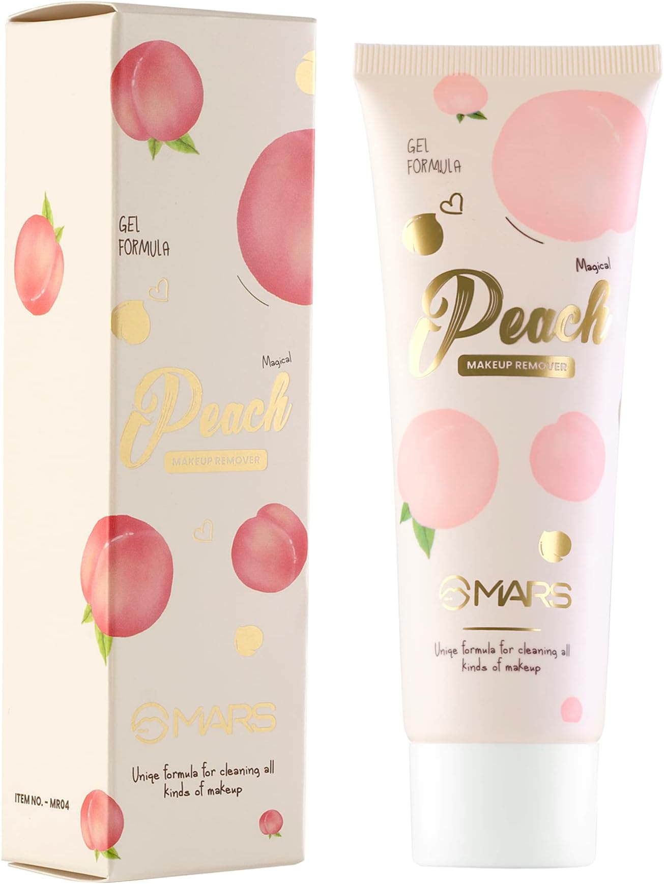 MARS Peach Makeup Remover |Unique Formula For Cleaning All Kinds Of Makeup For Women (60ml)