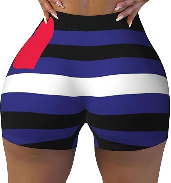 Womens High Waist Workout Shorts for Sports Athletic Running Hiking Biker Yoga Gym Short Pants