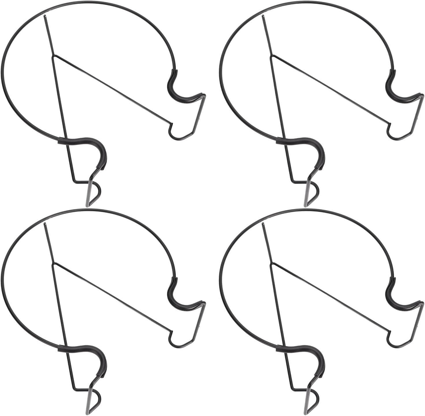 KENANLAN Floating Garden Railing Planter Shelf,Fence Metal Potted Stand