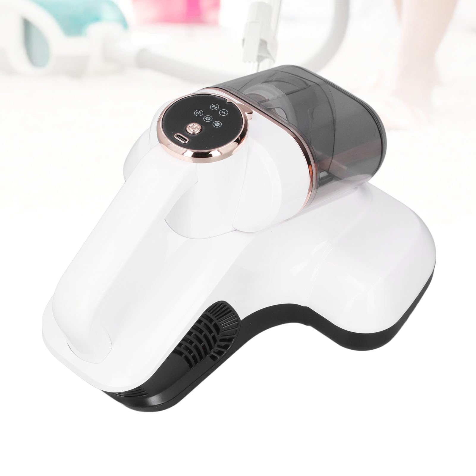 KIMISS Aspirador de Colchones con Fuerte Succión de 16Kpa para una Limpieza Profunda - Limpiador de Mano Inalámbrico para Sofás y Camas con Pantalla LED
