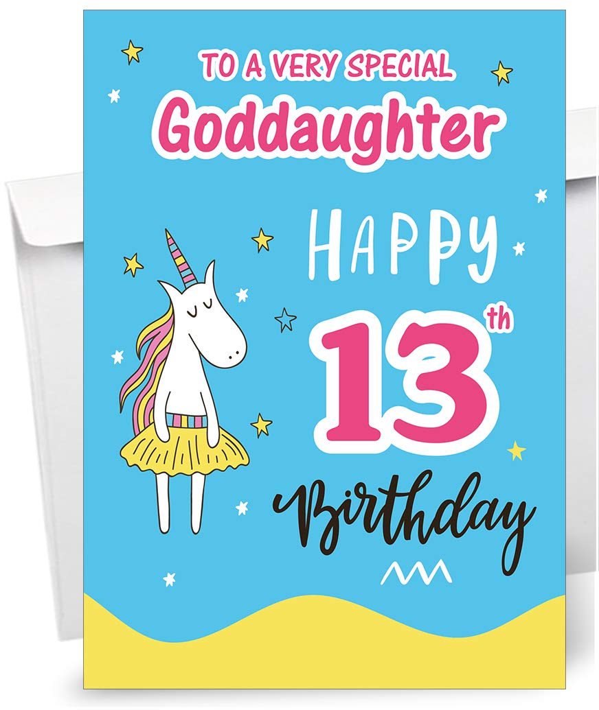 Biglietto di auguri per 8° compleanno di Olivia Samuel – Funky Unicorn – Biglietti Compleanno Divertenti – Gloss