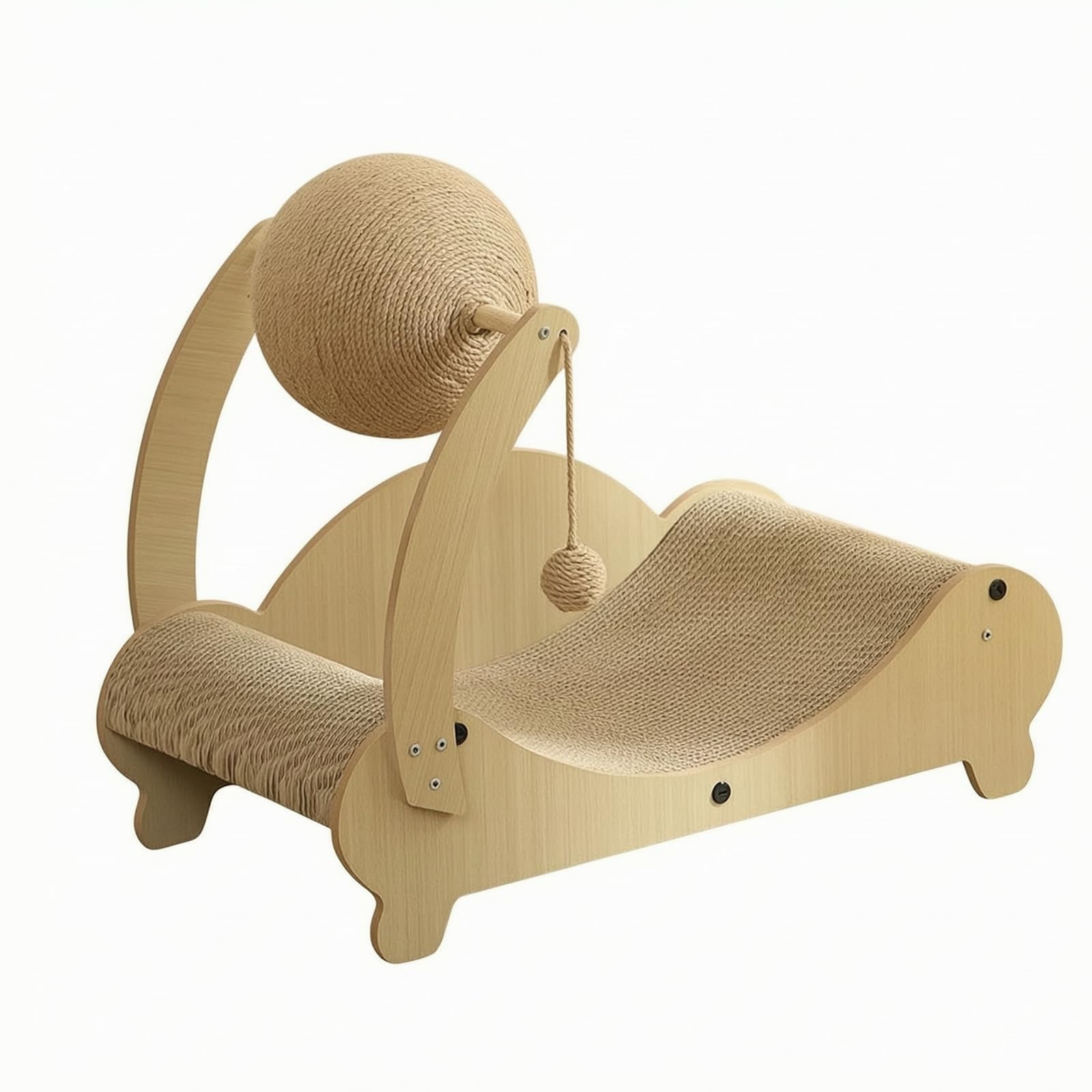 Cama Rascadora para Gatos Interior, Tumbona Bola
