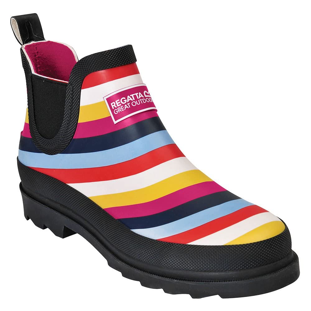 Regatta Womens Lady Harper Welly Multi Stripe EU37/UK4