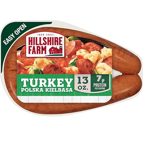 Hillshire Farm Turkey Polska Kielbasa Sausage Smoked Sausage, 13 oz.