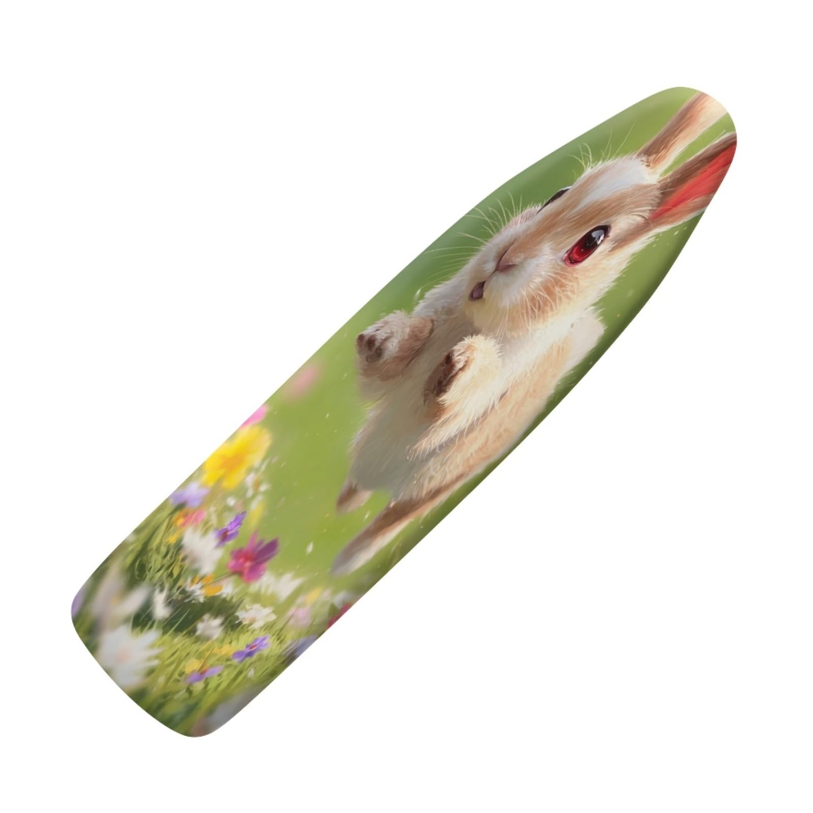 Ironing Board Covers 125 x 45 Elasticated Red, Beige with Padding, Easy Fit and Resists Scorching,Bungee Elasticated Ironing Board Covers Large, Easy Placement