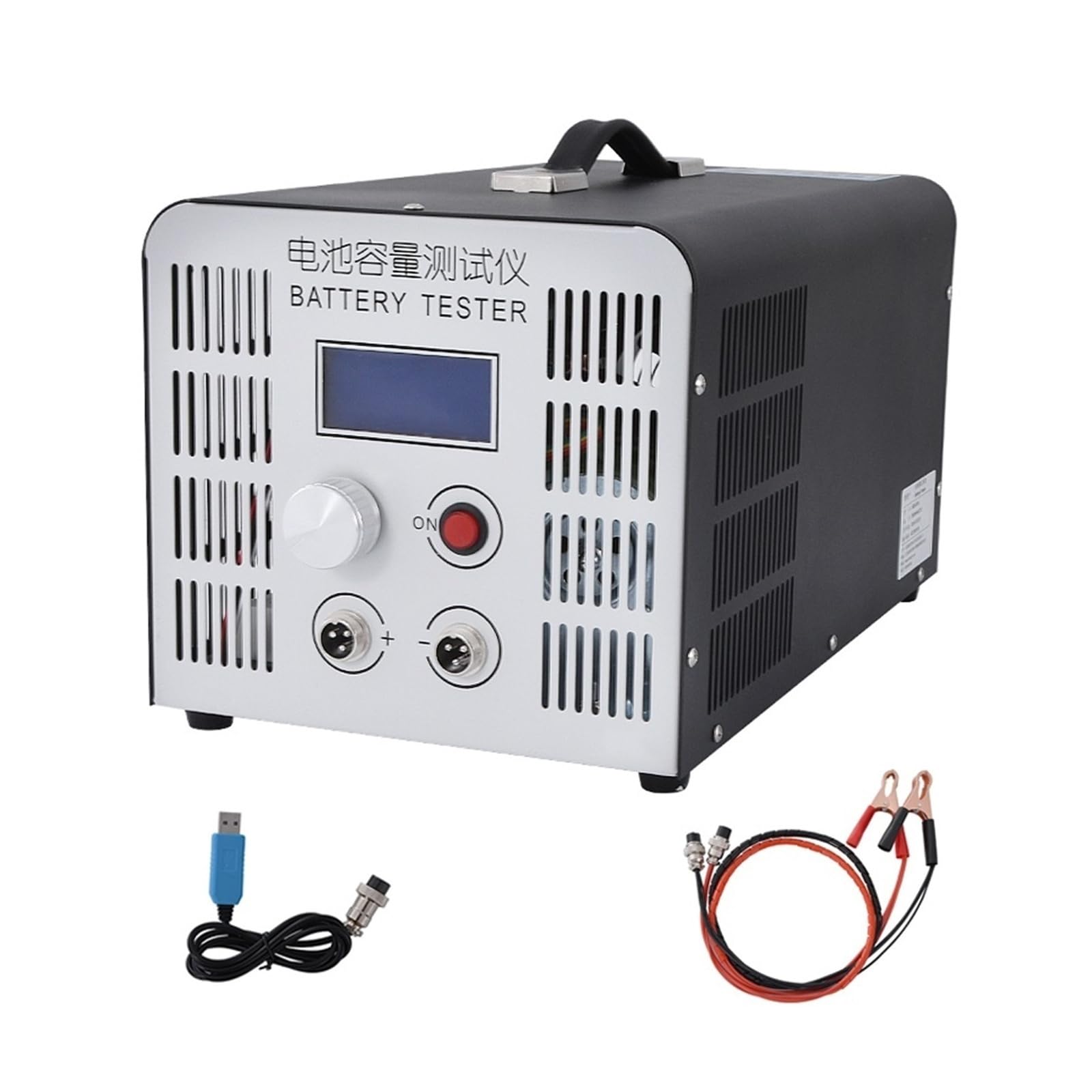 Tester per batterie, B10H 880W Analizzatore digitale capacità batteria | Offre analisi della capacità; ideale per manutenzione e diagnostica delle batterie.