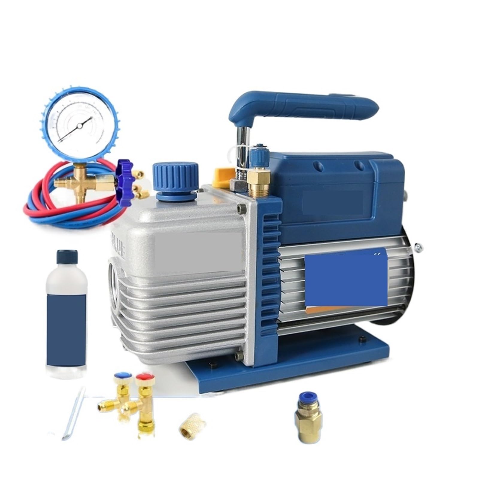 Vacuum Pump, Air Vacuum Pump 2PA Ultimate Vacuum Air Conditioning Refrigeration Vacuum Pump FY-1H-N Mini Portable Vacuum Pump(FY-2C-N)
