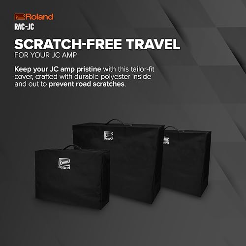 Miniatura 3 de Roland RAC-JC120 Jazz Chorus Amp Cover | Cubierta de ajuste de precisión para el amplificador JC-120 Amp | Materiales duraderos | Protege de