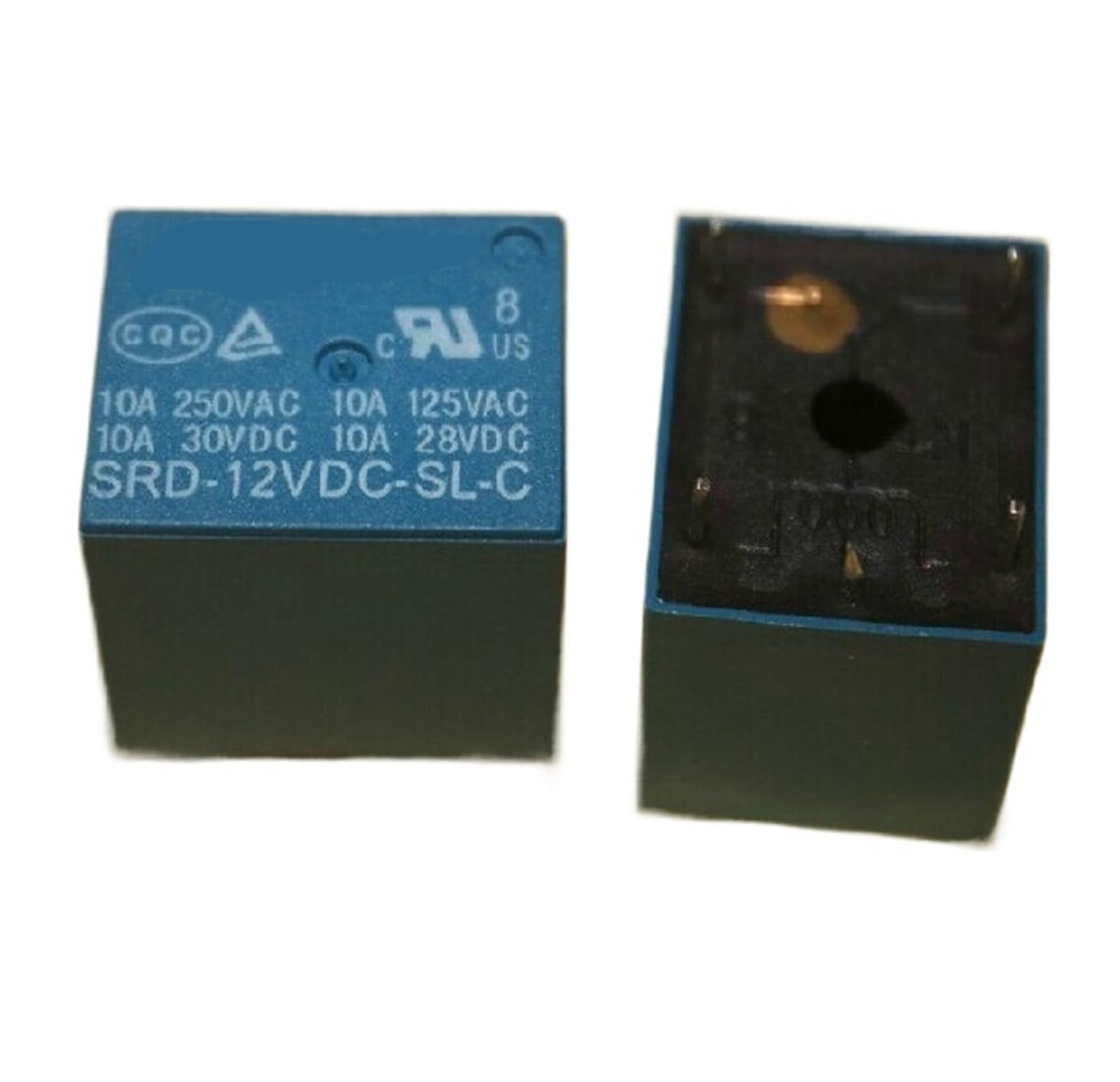 YLQUXEUV 25pcs /lot SRD-12VDC-SL-C PCB Type 12V DC Power Relay
