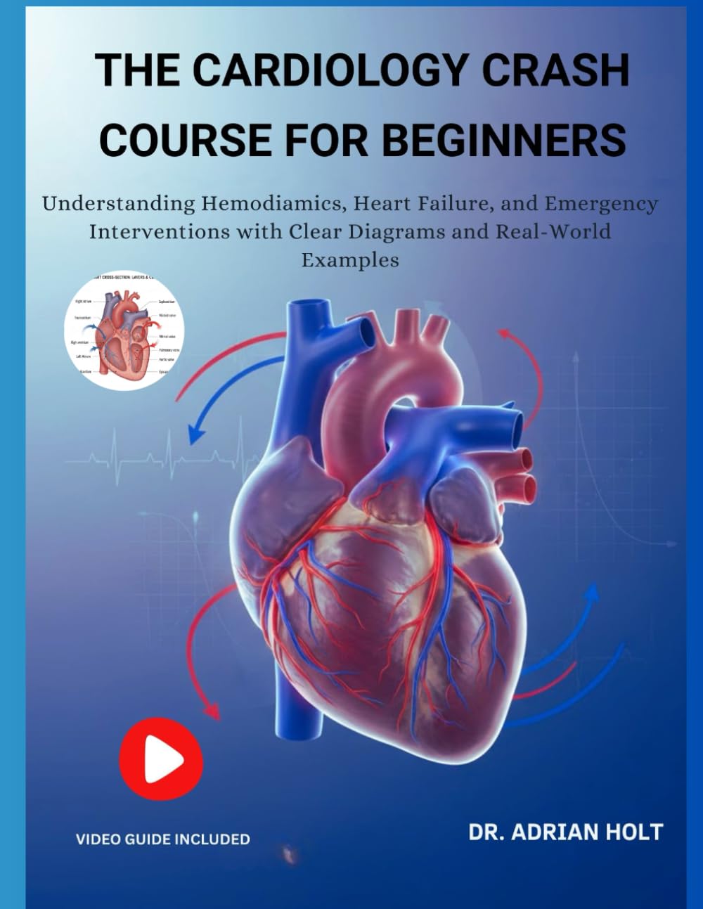 THE CARDIOLOGY CRASH COURSE FOR BEGINNERS:: Understanding Hemodynamics, Heart Failure, And Emergency Interventions With Clear Diagrams And Real-World Examples