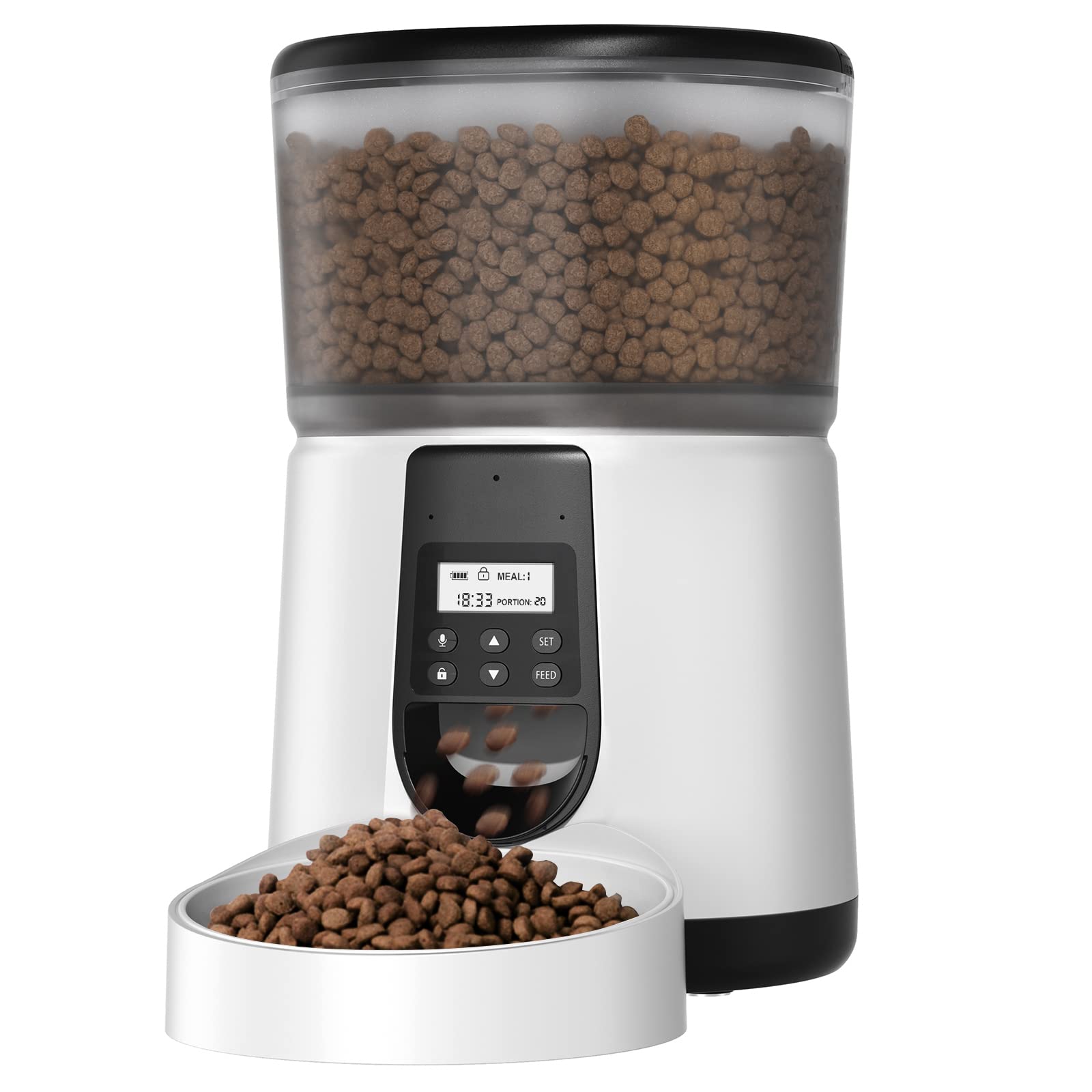 Buy Automatic Cat Feeders, 4L Pet Food Dispenser with Programmable