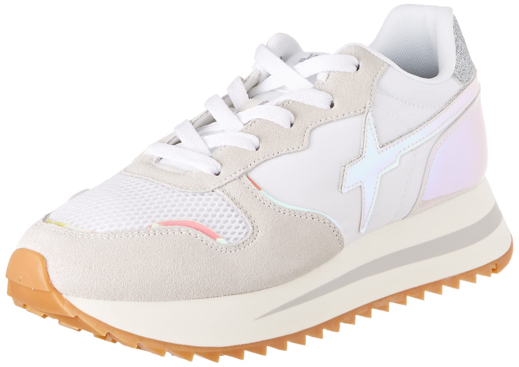 W6yz Women's Rhea W. Oxford Shoe, Multicoloured, 7 UK