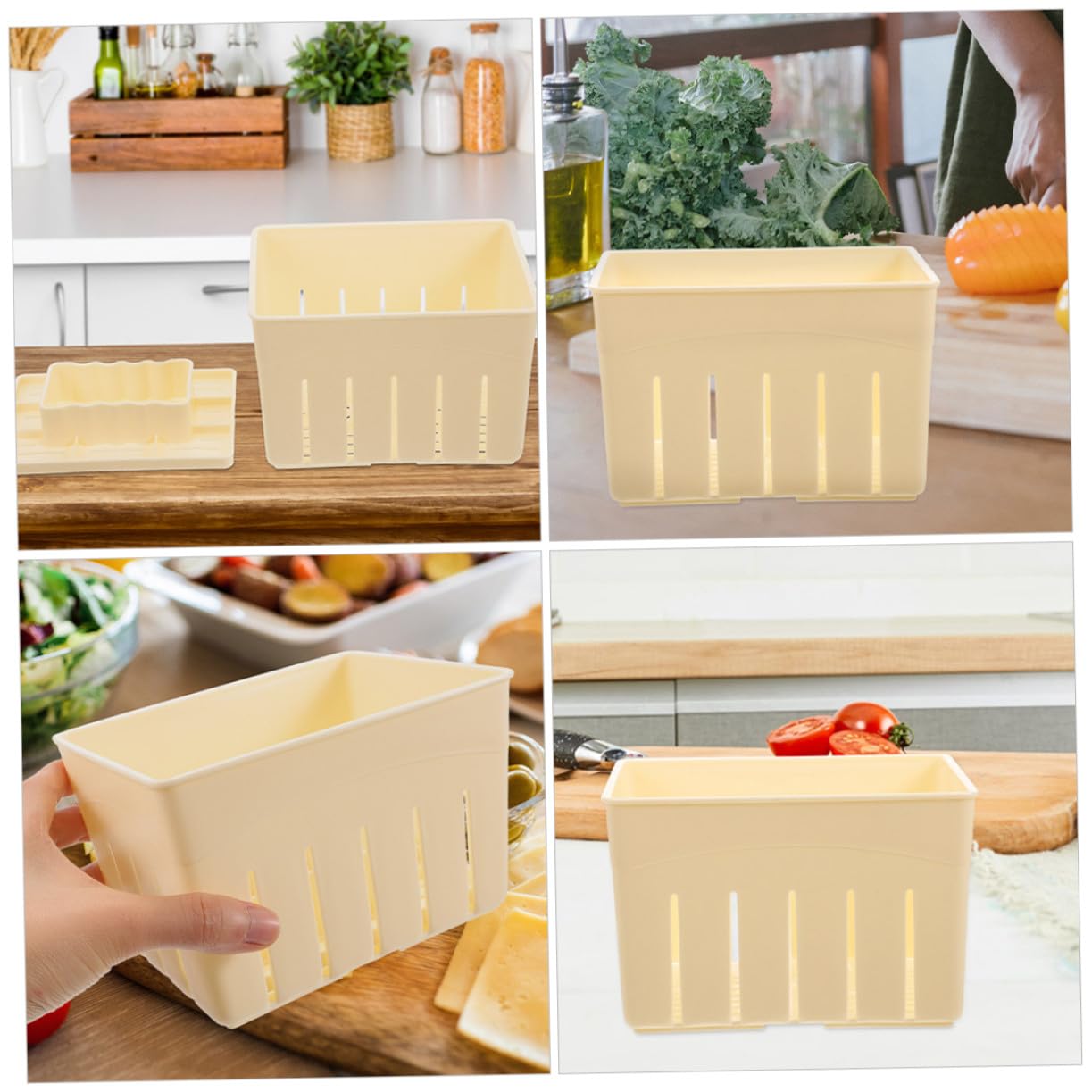 4piezas Prensas De Tofu Caseras Molde Para Prensar Queso Fresco Herramienta De Cocina Para Hacer Tofu y Queso Casa