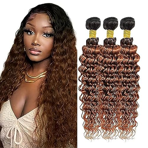 Ombre Bundles Capelli Umani Bundles ricci Capelli