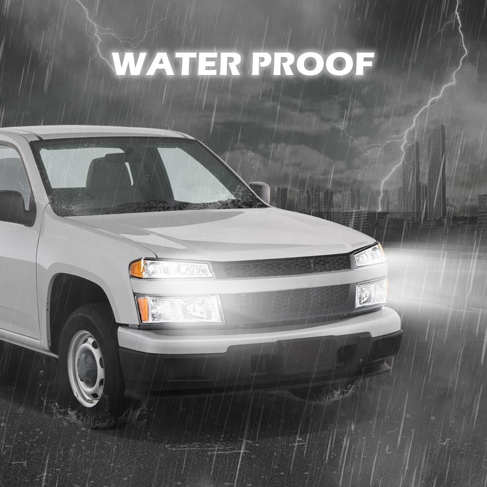 Bumpers & Parts For GMC Canyon Fit 04-12 Chevy Colorado | GMC Canyon Truck Clear Headlights Tail Li Headlight Assemblies For 2019 GMC Canyon - Foto 4