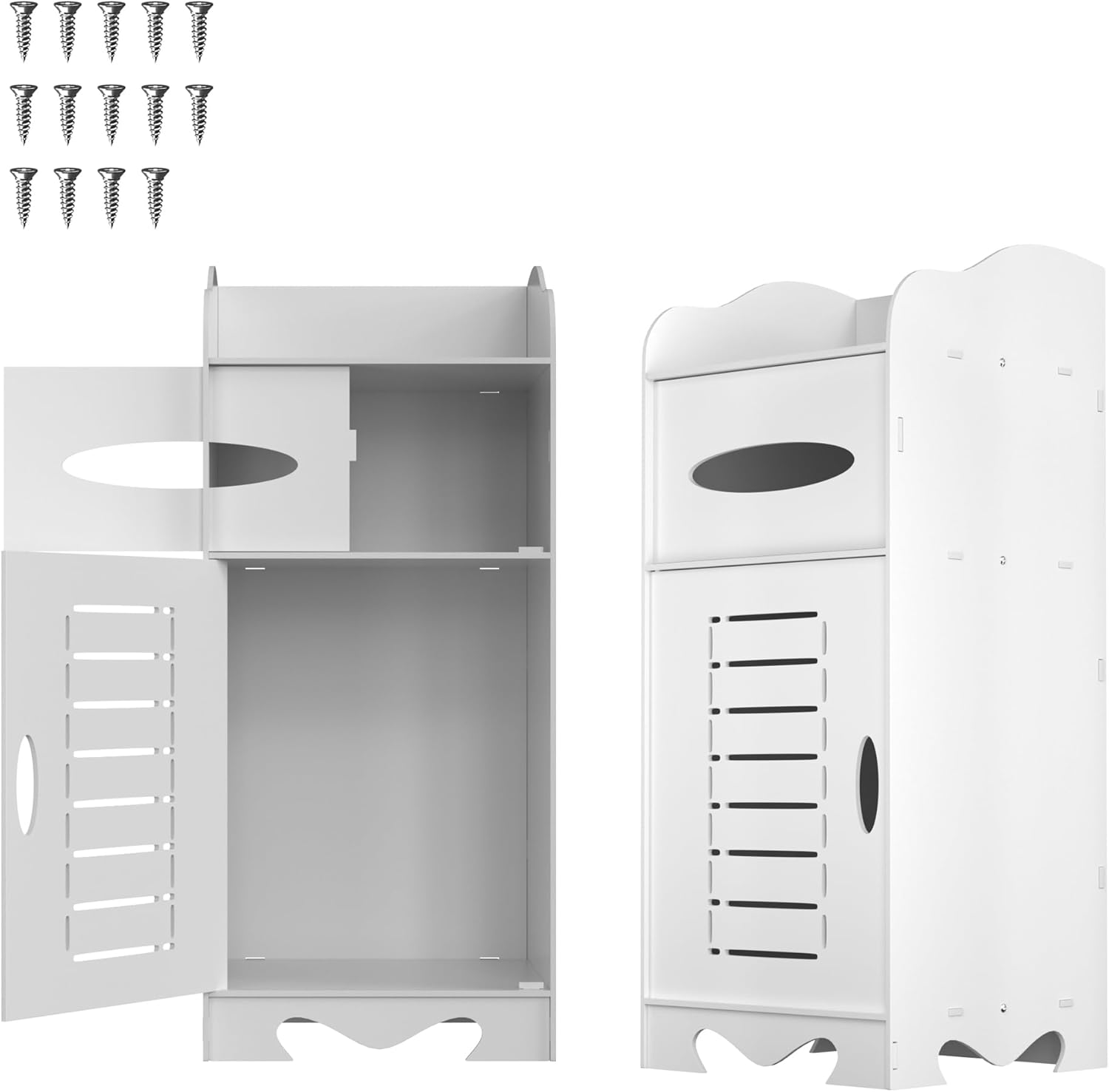 ANSIMIDA Bathroom Floor 60X26X26cm Bathroom Storage Units With