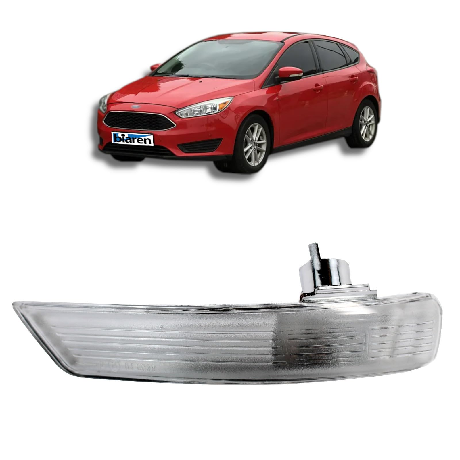 Door Wing Mirror Indicator Lens Clear Left Passenger Side For Ford Focus Mk2 Mk3 Mondeo Mk4 1538488 8M5113B383AA