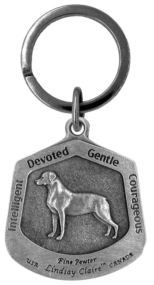 Hampshire Pewter Rottweiler Dog Keychain