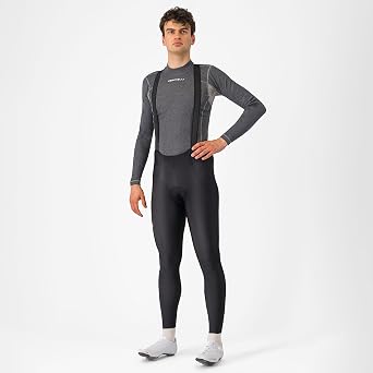 CASTELLI Mens Espresso Bibtight, Road Cycling Breathable Bib with Pro Level Seat Pad/Chamois for Gravel Biking & Racing