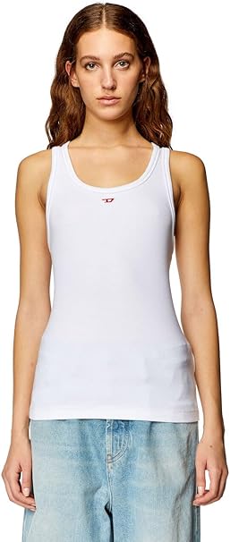 ★DIESEL★T-ANKY-G1 TANK TOP★ T-ANKY-G1 Woman: Tank top with bleeding-effect logo | Diesel