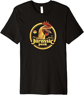 Jurassic Peck Chicken Dinosaur Premium T-Shirt