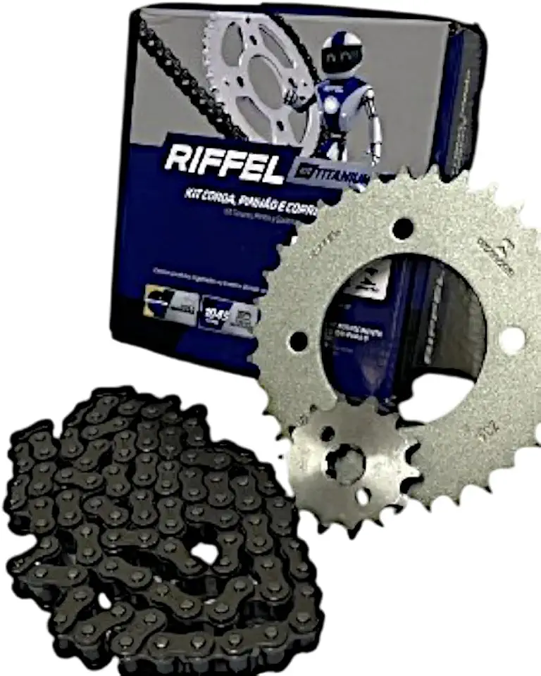 Kit Relação Transmissão Riffel 91190 Nxr 160 | Xre 190