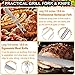 POLIGO 22PCS Heavy Duty BBQ Grill Accessories Set, Non-Slip Grill Tools for Outdoor Grill Set Thicker Stainless Steel Grill Utensils Set, Deluxe Grilling Tools Set in Aluminum Case Ideal Gifts for Men