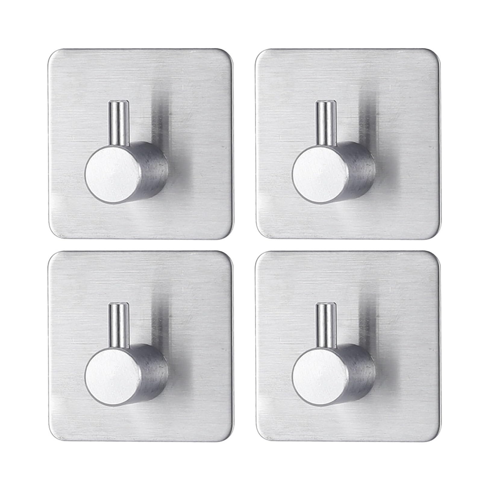 Dhetye C2 Coat Rack Wall Hooks Coat Rack,Wall Hooks,Self Adhesive Bathroom Stainless Steel Shower Hanger(C2)