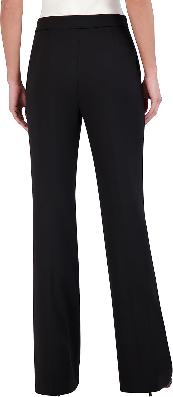 BCBGMAXAZRIA Women's Flare Leg Pant with Zipper