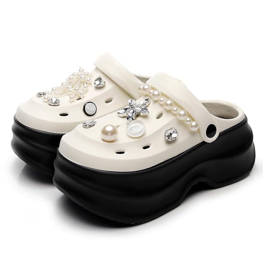 Amazon.com | NIFFTORIA Women's Platform Clogs Gardener Slip