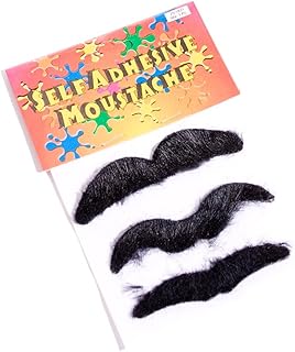 Fake Mustaches : Package of 3