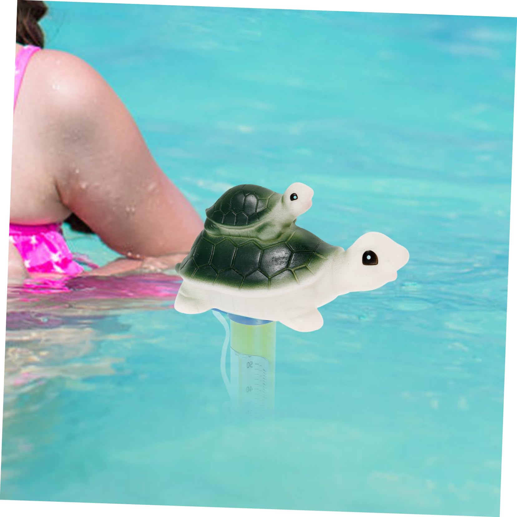 5 Pièces Thermomètre Flottant de Tortue Thermomètre de Température pour Spa Aquariums Design Durable Mesure Précise pour Bébés