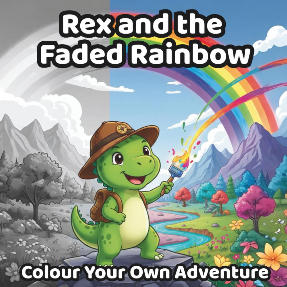 Rex and the Faded Rainbow: Colour Your Own Adventure