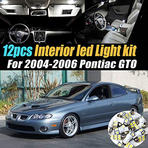 Kit de 12 Lámparas LED para Interior de Carro 6000K miniatura 1