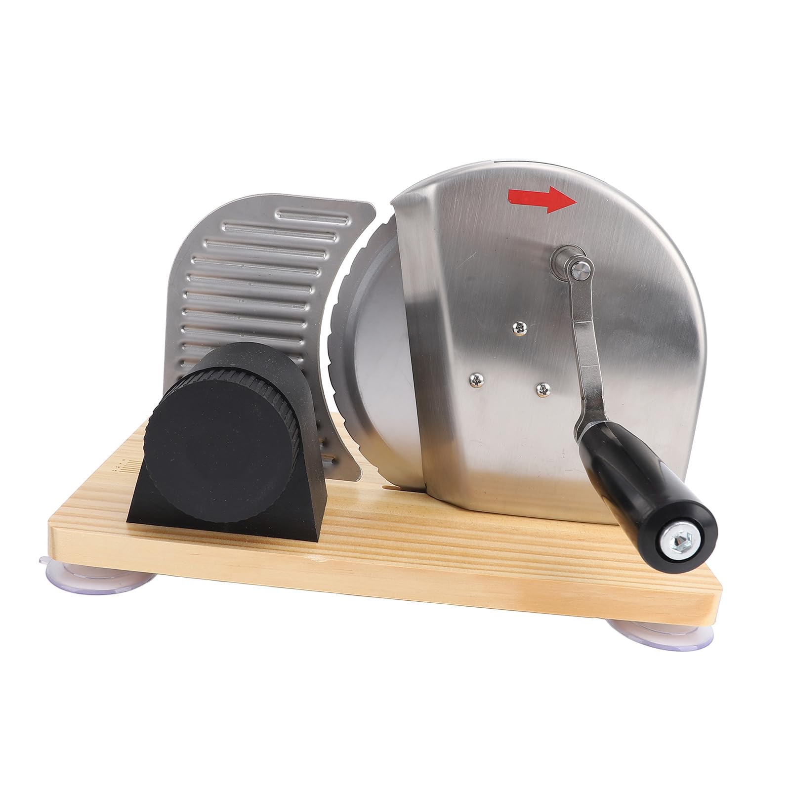 JAOCDOEN Bread Slicing Cutter Manual Bread Cutter Manual Bread Slicing Machine Adjustable Thickness Bread Slicing Cutter with Hand Crank for Homemade Commercial Use