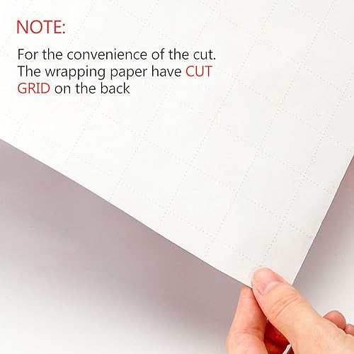 Miniatura 7 de MAYPLUSS Rollo de papel kraft para envolver cumpleaños, mini rollo, 17 x 120 pulgadas por rollo, diseño de pasteles y letras para celebrar pasteles