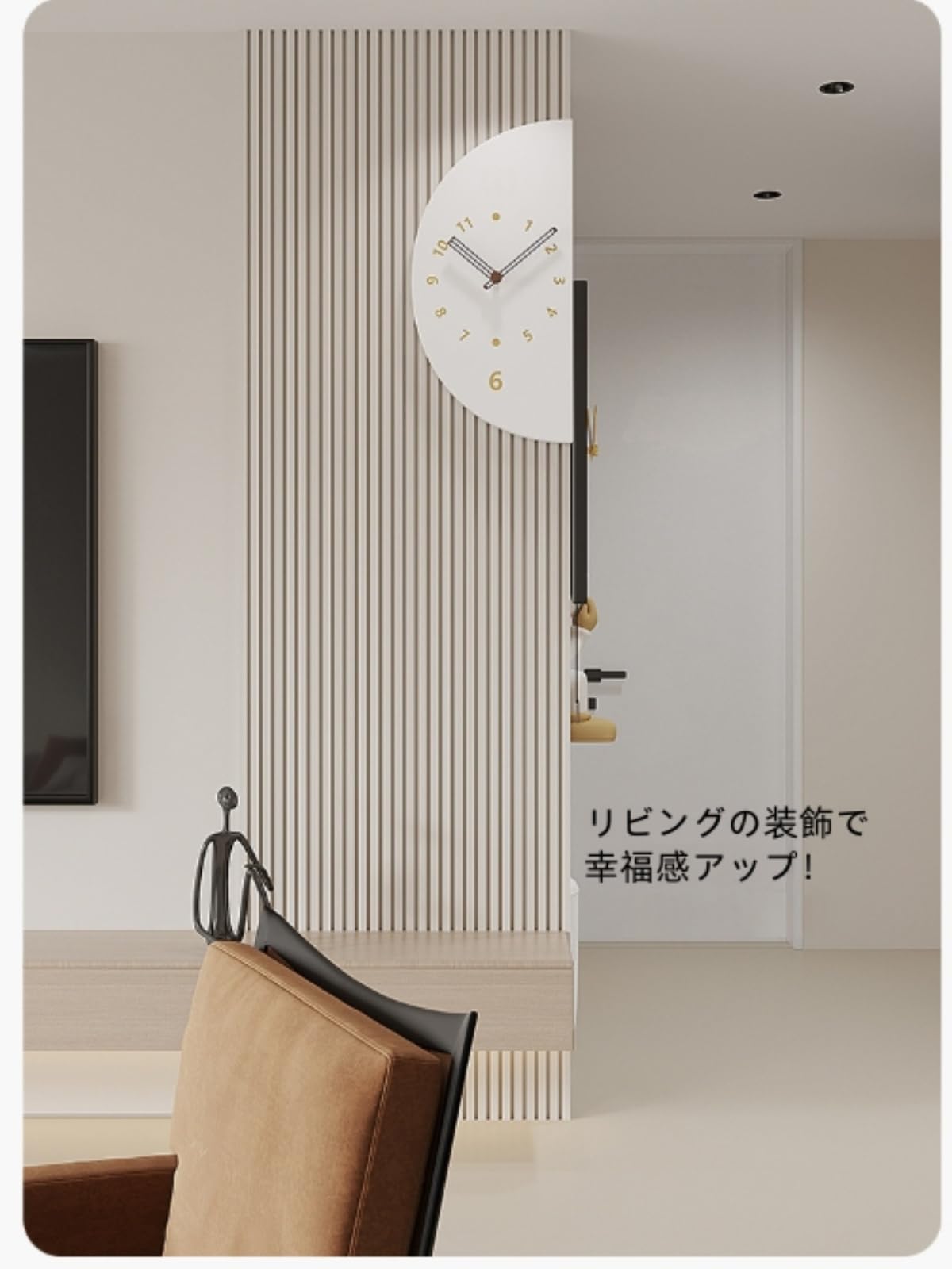 Amazon.co.jp: Rosoy角置き時計コーナー両面壁掛け時計、デュアル