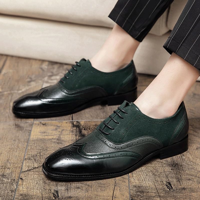 Casual Classic Oxford Shoes Men's Lace-up Shoes Breathable Design for Smart-Casual Looks2