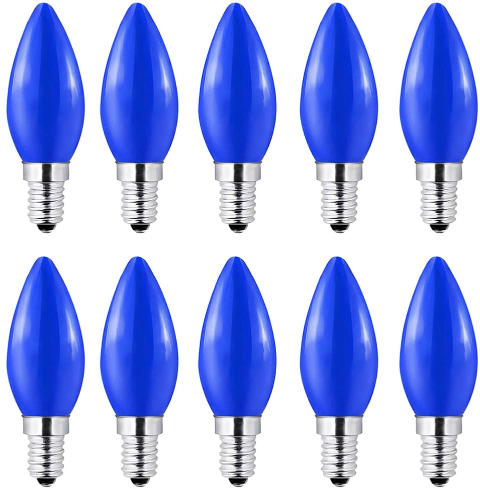 WULUN Bunte Glühbirnen E14 1W, E14 LED Bunt für außen, Licht