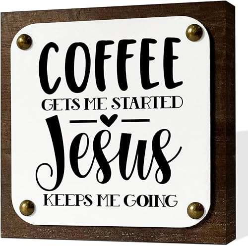 Miniatura 7 de Letrero de madera de café, letreros de caja de madera, decoración de arte, carteles de decoración de café, letrero de citas divertidas de cafés,