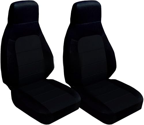Miniatura 9 de Fundas para asientos 1990-2000 Mazda MX-5 Miata (22 colores) 1991 1992 1993 1994 1995 1996 1997 1998 1999, Negro y bronceado