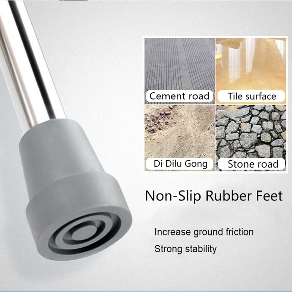 Le stampelle all'avambraccio Pesante supportano Fino a 130 kg di soffitte a Cuffia Chiusa 1 Paio di stampelle in Alluminio Leggero per Adulti 10 fermate Regolabili con movimenti ergonomici Morbidi