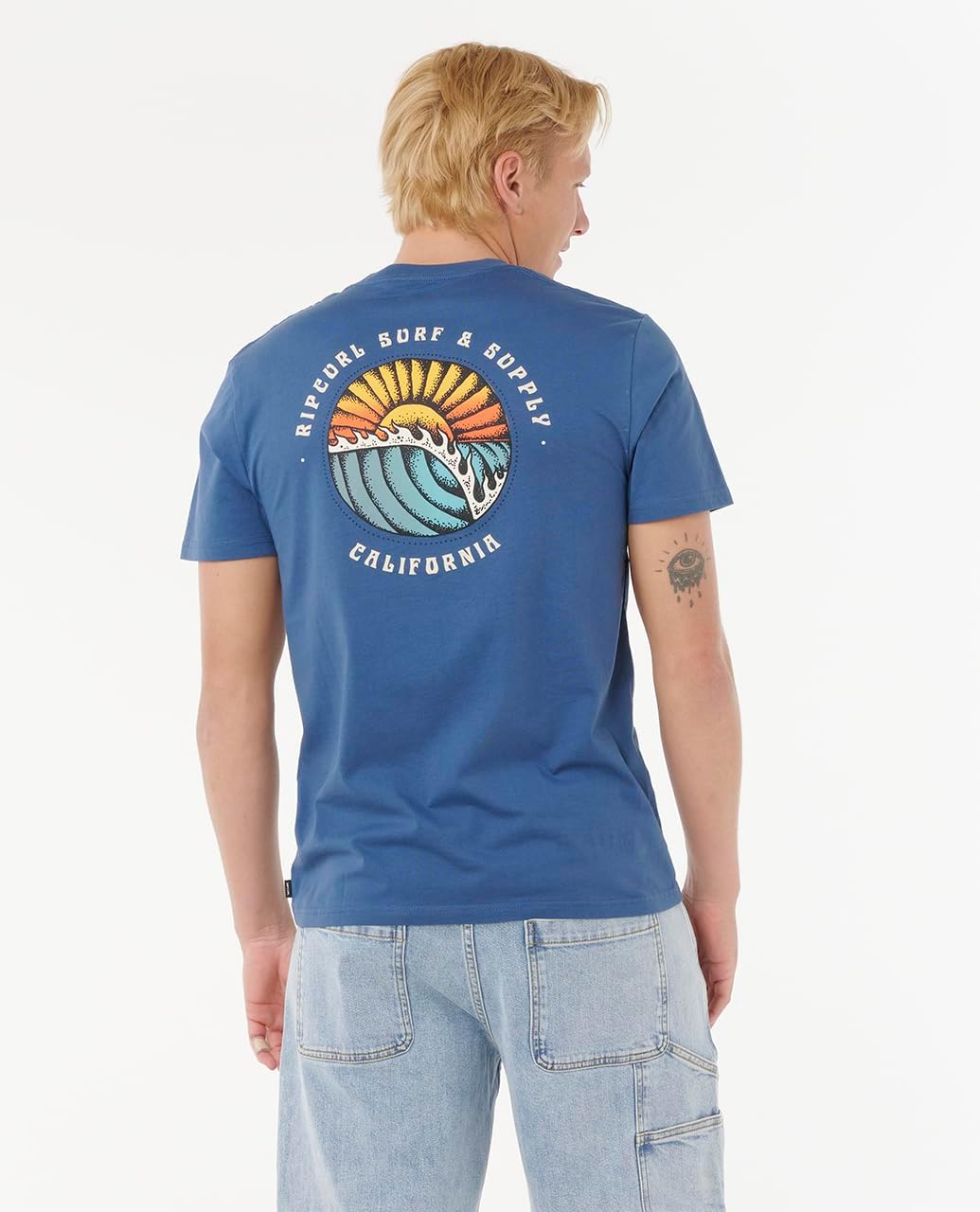 Rip Curl Men's Graphic Short Sleeve Crew Neck T-Shirt, Standard Fit