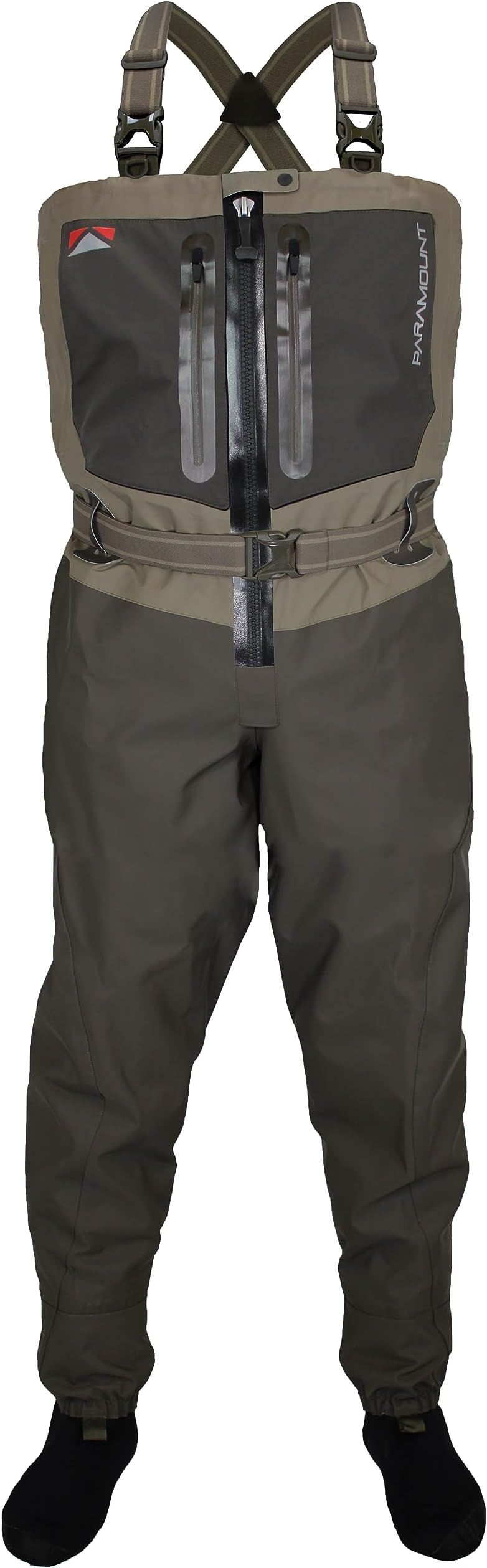 Paramount Outdoors Meridian Z Zippered Breathable Stockingfoot Fly Fishing Chest Wader