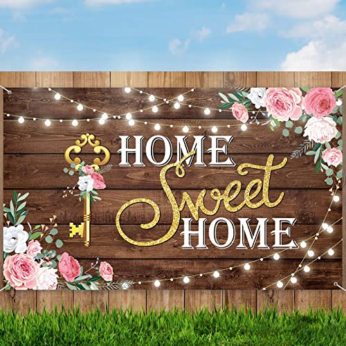 Bannière Home Sweet Home pour votre décoration de pendaison de crémaillère