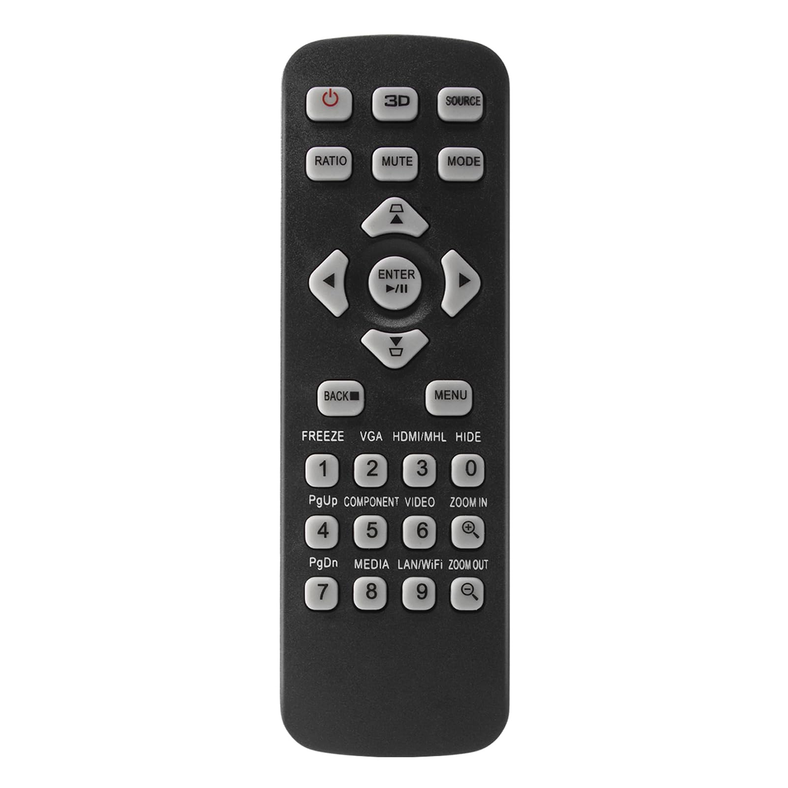 Télécommande de Remplacement T-2501 for projecteur Acer 3D X1123H X118 X118AH X118H X1223H X128H X1323WH X138WH X168H