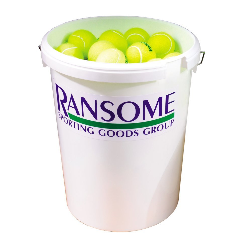 Ransome Tennis Sports School Club Match Playing Practice Ball Bucket Of 96